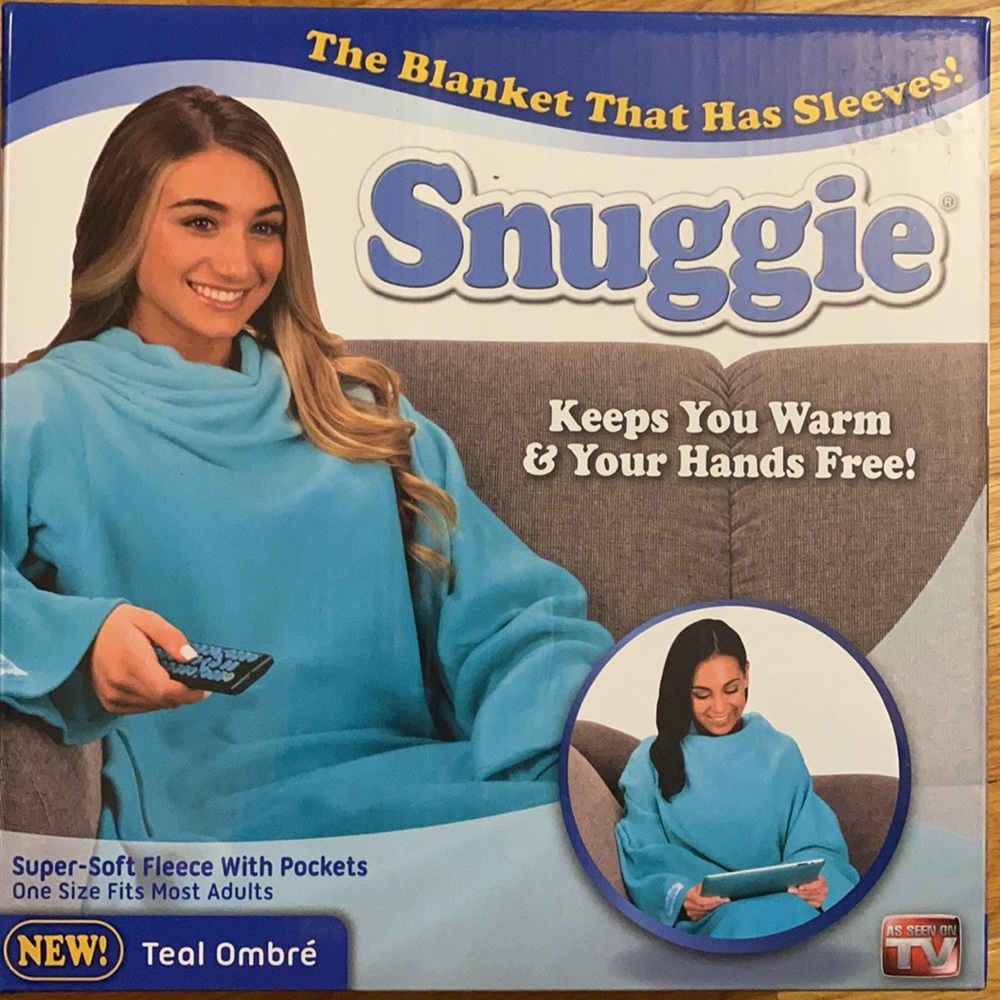 NWT Snuggie in Teal Ombré, Never Opened